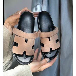 Papuci dama Joyce Bej imagine