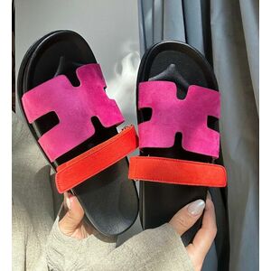 Papuci dama Joyce Fuchsia imagine