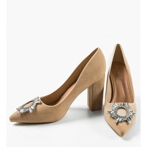 Pantofi dama Hebebe Bej imagine