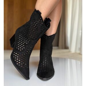 Botine dama Syon Negre imagine