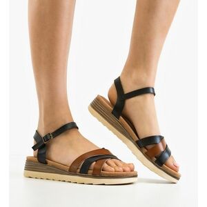 Sandale dama Habry Negre imagine