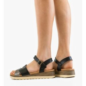 Sandale dama Lelik Negre imagine