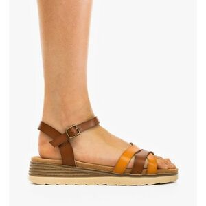 Sandale dama Habry Camel imagine