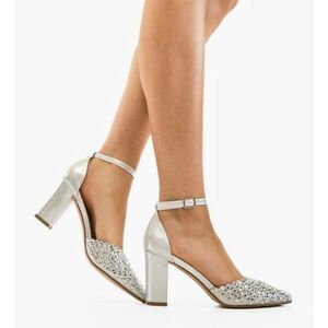 Pantofi dama Bampir Argintii imagine