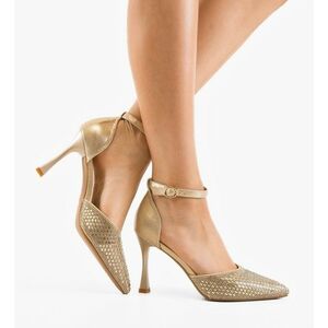 Pantofi dama Goldie Aurii imagine
