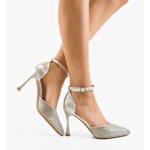 Pantofi dama Goldie Argintii imagine