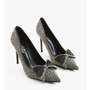 Pantofi dama cu toc Trevino Negri imagine