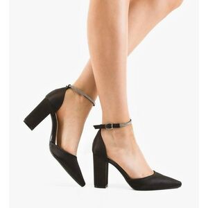 Pantofi dama cu toc Rose Negri imagine