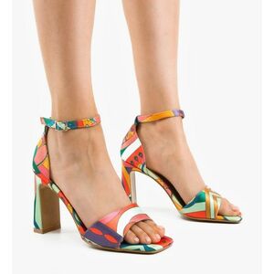 Sandale dama Gesty Portocalii imagine