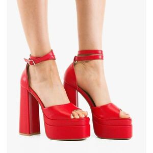 Sandale dama Tidis Rosii imagine