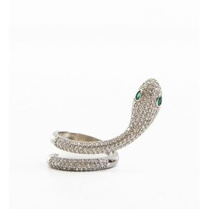 Inel Snake Argintiu imagine
