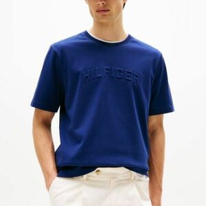 Tricou Tommy Hilfiger HILFIGER ARCH EMBOSSED TEE imagine