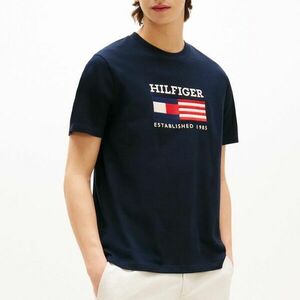 Tricou Tommy Hilfiger AMERICANA MONOTYPE FLAG BOX TEE imagine