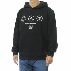 Hanorac EA7 TRAIN LOGO SERIES M HOODIE RN COFT WRITINGS imagine