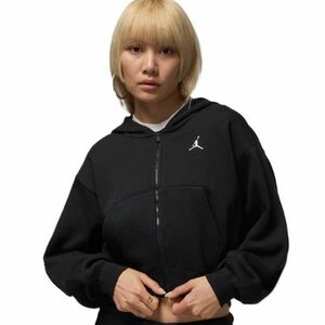 Bluza cu fermoar Nike W J BRK FLC FZ MOD CROP imagine