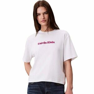 Tricou Calvin Klein SS 2 TONE 3D EMBROIDERYLOGO TEE imagine