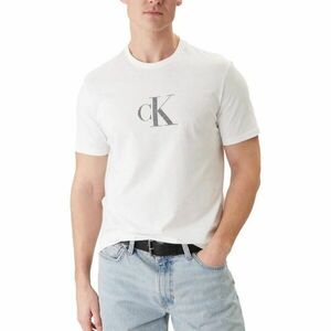 Tricou Calvin Klein SS 30S DISTRESS MONOGRAM GRAPHIC imagine