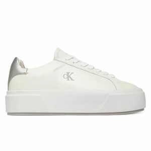 Pantofi sport Calvin Klein FLATFORM LACE UP LTH MET imagine