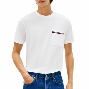 Tricou Tommy Hilfiger GLOBAL STRIPE PIQUE POCKET TEE imagine