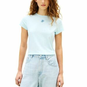 Tricou Tommy Hilfiger TH SCRIPT SLIM SS TEE imagine