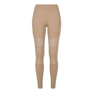 Colanti cu segmente din plasa - Maro taupe imagine