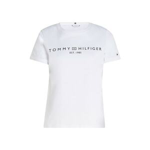 Tricou din bumbac cu imprimeu logo - Alb imagine