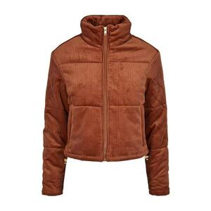 Geaca cu aspect reiat - Caramel imagine