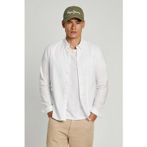 Camasa regular fit de bumbac - Alb imagine