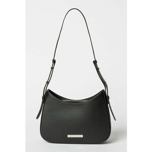 Geanta de piele cu barete ajustabile - Negru imagine