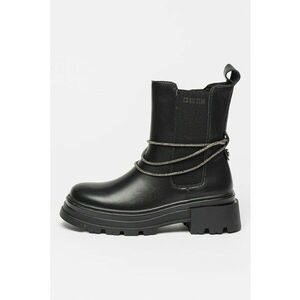Ghete Chelsea cu accesoriu - Negru imagine