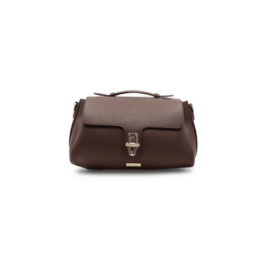 Geanta de mana din piele naturala Grazia Distinta - Dark Cherry imagine