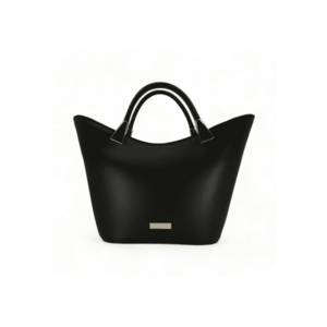 Geanta de mana din piele naturala Dolce Eleganza - Negru imagine