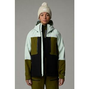 Jacheta cu gluga pentru ski Ceptor - Albastru pastel/Negru/Verde masliniu imagine