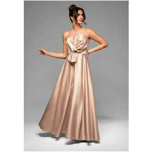 Rochie de seara Maxi LACRICA LA-OM-DLR004 - Auriu imagine