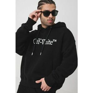 Hanorac cu imprimeu logo - Negru imagine