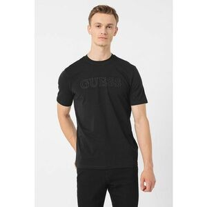 Tricou cu logo in relief - pentru antrenament - Negru imagine