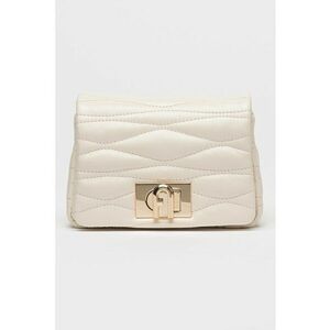 Geanta crossbody din piele cu aspect matlasat 1927 Mini - Alb fildes imagine