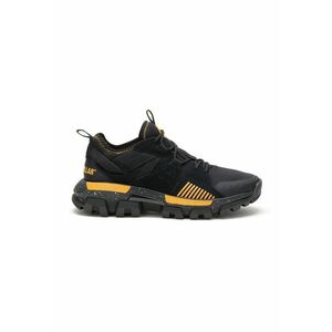 Pantofi sport cu garnituri de piele intoarsa - Negru/Galben sofran imagine