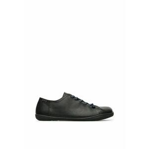 Pantofi casual de piele nabuc Peu Cami - Negru/Albastru mineral inchis imagine