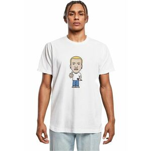 Tricou din bumbac cu imprimeu - Alb/Galben/Albastru royal imagine