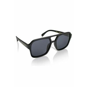 Ochelari de soare aviator unisex polarizati cu model uni - Negru imagine