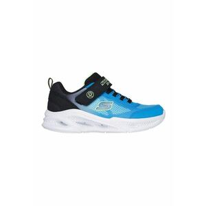 Pantofi sport cu velcro Meteor-Lights - Krendox - Negru/Turcoaz imagine