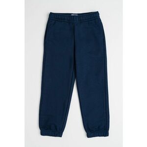 Pantaloni de trening din amestec de bumbac organic - Albastru ultramarin imagine