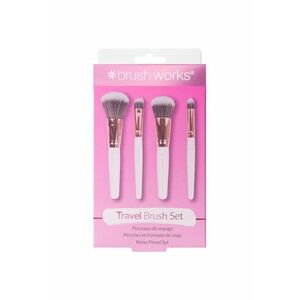 Set de pensule Editie Travel Alb & Auriu imagine