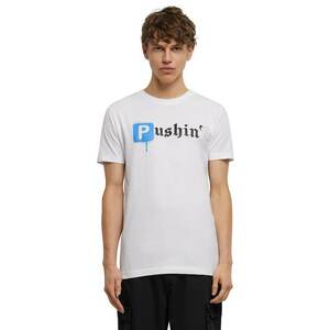 Tricou unisex cu imprimeu text - Negru stins/Albastru royal/Alb optic imagine