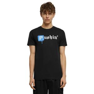 Tricou unisex cu imprimeu text - Alb/Negru/Albastru imagine