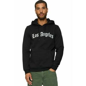 Hanorac cu imprimeu text - Negru/Alb optic imagine