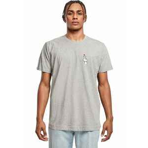 Tricou cu imprimeu grafic - Alb/Gri melange imagine