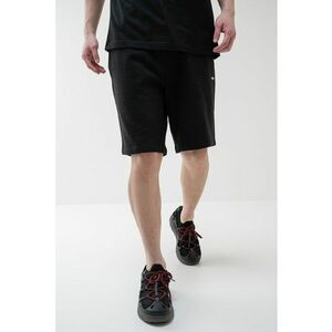 Bermude relaxed fit din bumbac Dayano - Negru imagine