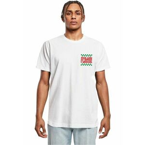 Tricou cu imprimeu text - Rosu/Alb/Verde imagine